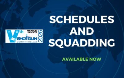Schedules and Squadding NOW Available